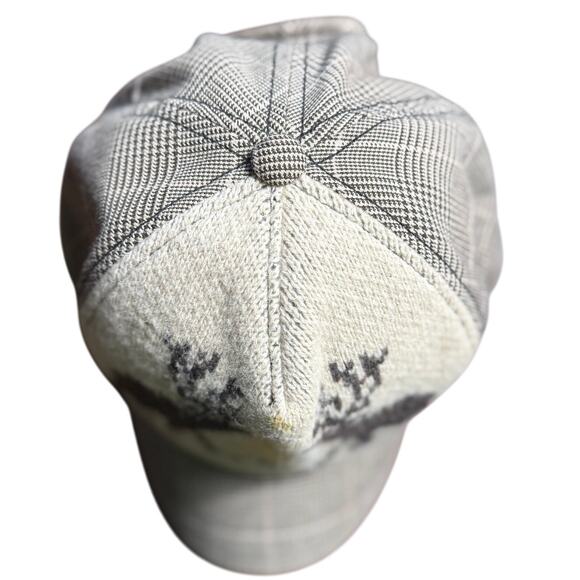 VTG Gap Flannel Woven Deer Ball Cap Brown Plaid Winter Vintage Holiday Country - Picture 2 of 7